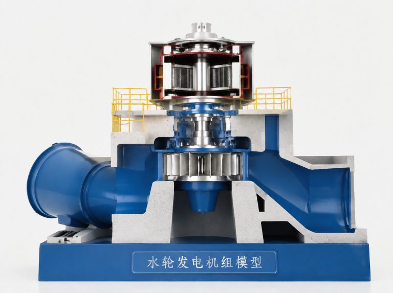 泰州水轮发电机组剖视模型
